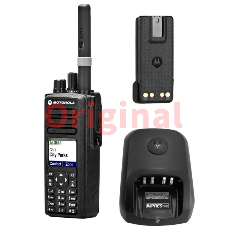 Motorola DP4800 Portable Long Range Walkie Talkie - Two-Way Radio