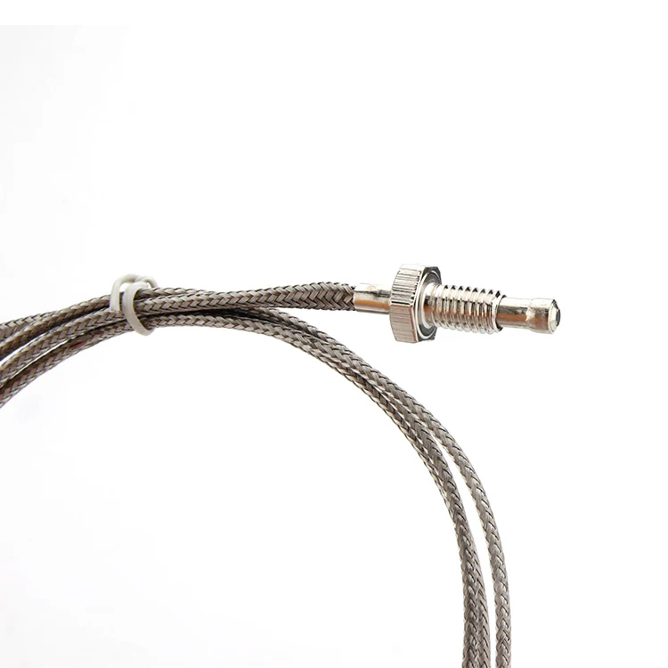 threaded thermal resistance temperature sensor probe