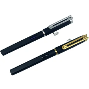 High Quality Classic Promotional  Rubber Coated Plastic Gel Pen With Custom Logo Office Supplies Big Plastic Black Gel Ink Pen