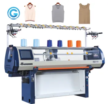 High Efficiency Computerized Automatic Flat Knitting Machine for home use sweater