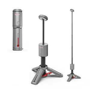 Vertak High Brightness 500 Lumens Rechargeable Led Landscape Adjustable Foldable Cordless LED Camping Lights With Tripod Stand