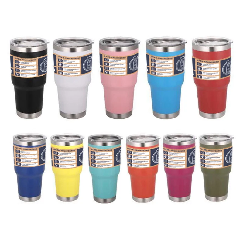Custom 30oz 30 oz 30 Ounce Tumbler Mug Cup Magnetic Slider Lid Vasos Original Termos Water Bottle Thermal Cup Coffee Travel Mug