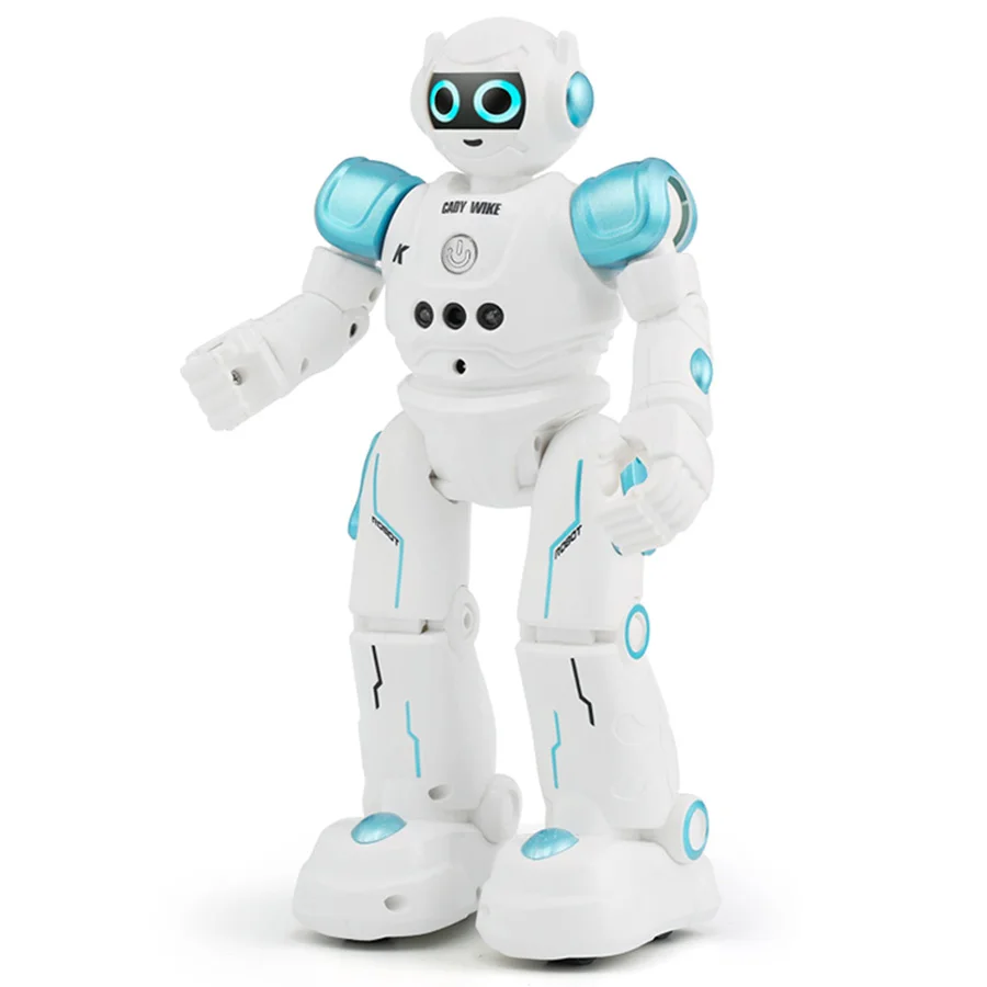 JJRC R11 Cady Robot Smart Robot Toy with LED Light Sliding Mode Touch Response Gesture Sensing RC Mini Robot for Kid Best Gift
