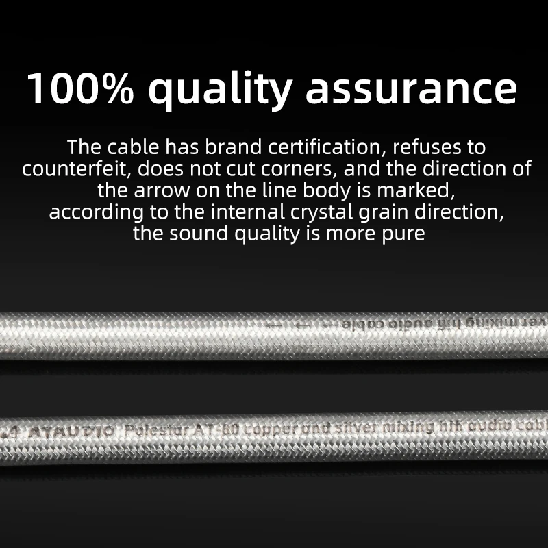 Cavo Altoparlante Audio HIFI Di Fascia Alta SKW Conduttore OCC 1 Paio - Foto 11