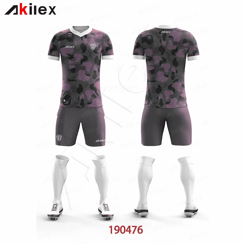 Quick Dry Sublimation Soccer Jersey Uniform Self Manufacturer Soccer Kit