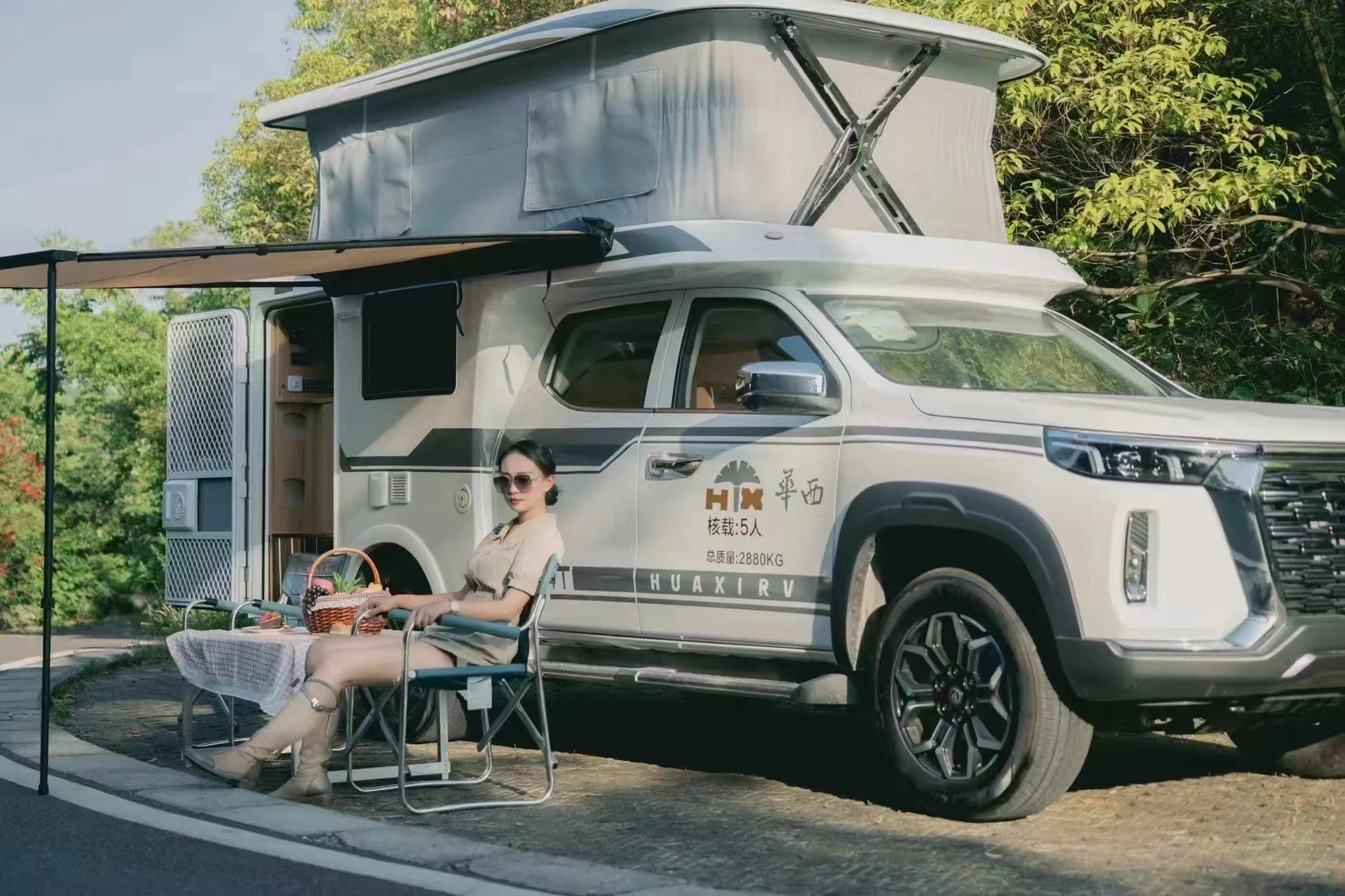Pop up Roof Lifting for Campervan Conversion Kit Pop up Camper Pop Top Roof Straight up Type