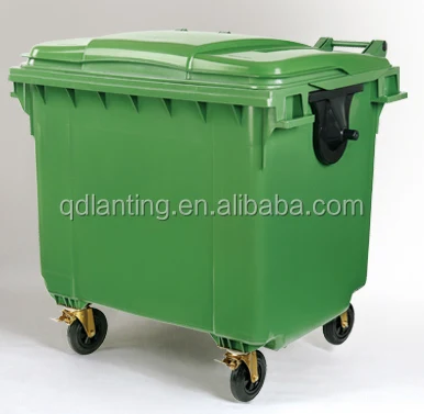 Heavy Duty Outdoor Public Mobile Recycle HDPE Dustbin Plastic Rubbish/Trash/Wheelie/Waste Bin with Foot/Pedal/Wheel/Lid