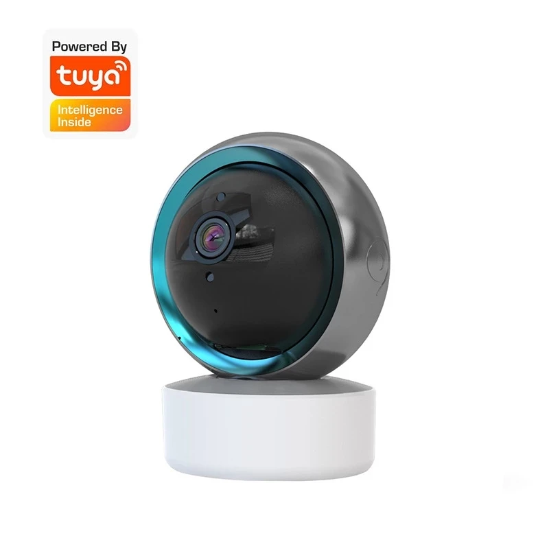Innotronik Tuya Wifi Smart Home Camera Indoor Baby Monitor Camera Mini Camera 360 Degree Wireless CCTV