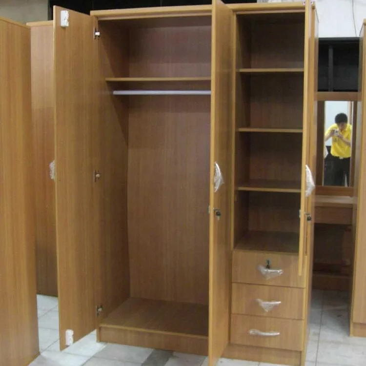Wholesale Modern Bedroom Furniture Premium Quality Wooden Closet Wardrobe Adjustable Door for Bedroom