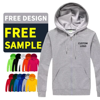 Custom Logo French Terry Blank Hoodies High Quality hoodie puff print Men Heavy Hoodies Pullover