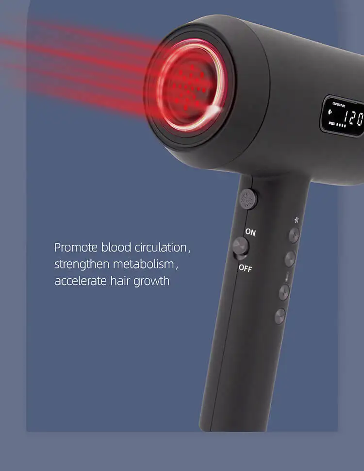 Secadora De Cabello Profesional Secador Infrared Ionic 1600w High Speed