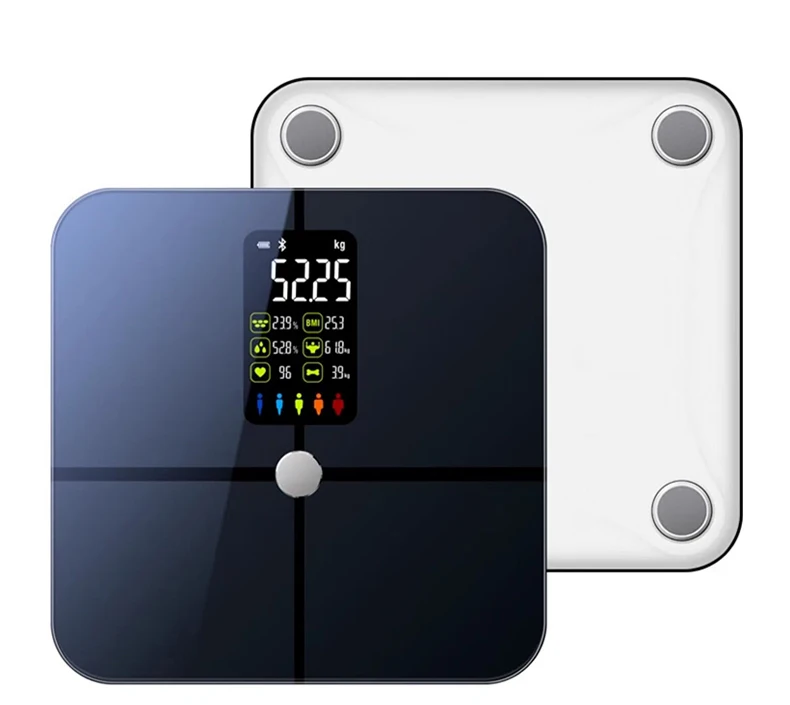 Balanza Digital Weight Machine Va Screen Smart Body Fat Weighing Scales ...