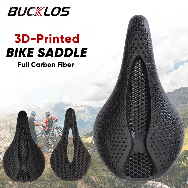 WEST BIKING Sella Per Bici Stampata In 3D Con Luce Posteriore Seggiolino Per Bici In Carbonio Triathlon Racing Road MTB Sella Per Mountain Bike Per Uomo - Foto 13