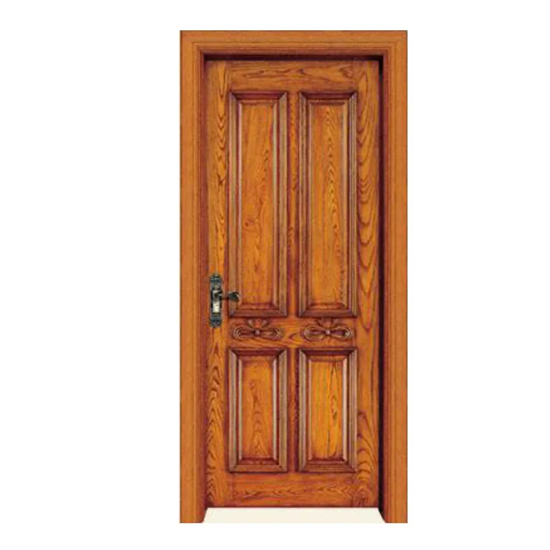 2024 Hot sales solid teak wood door luxury carving design villa exterior  door design