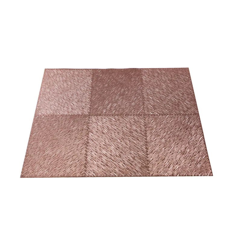 Coaster Mat Pvc Wholesale Large Square Rectangular Coaster Hollow Out Placemats Heat ...