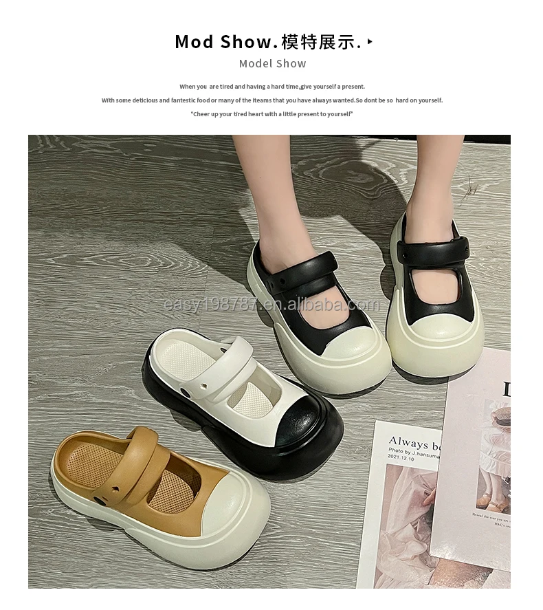 Fashion women muller shoes with high heel DIY clogs for female outdoor and bathroom plush sandals nurse shoes