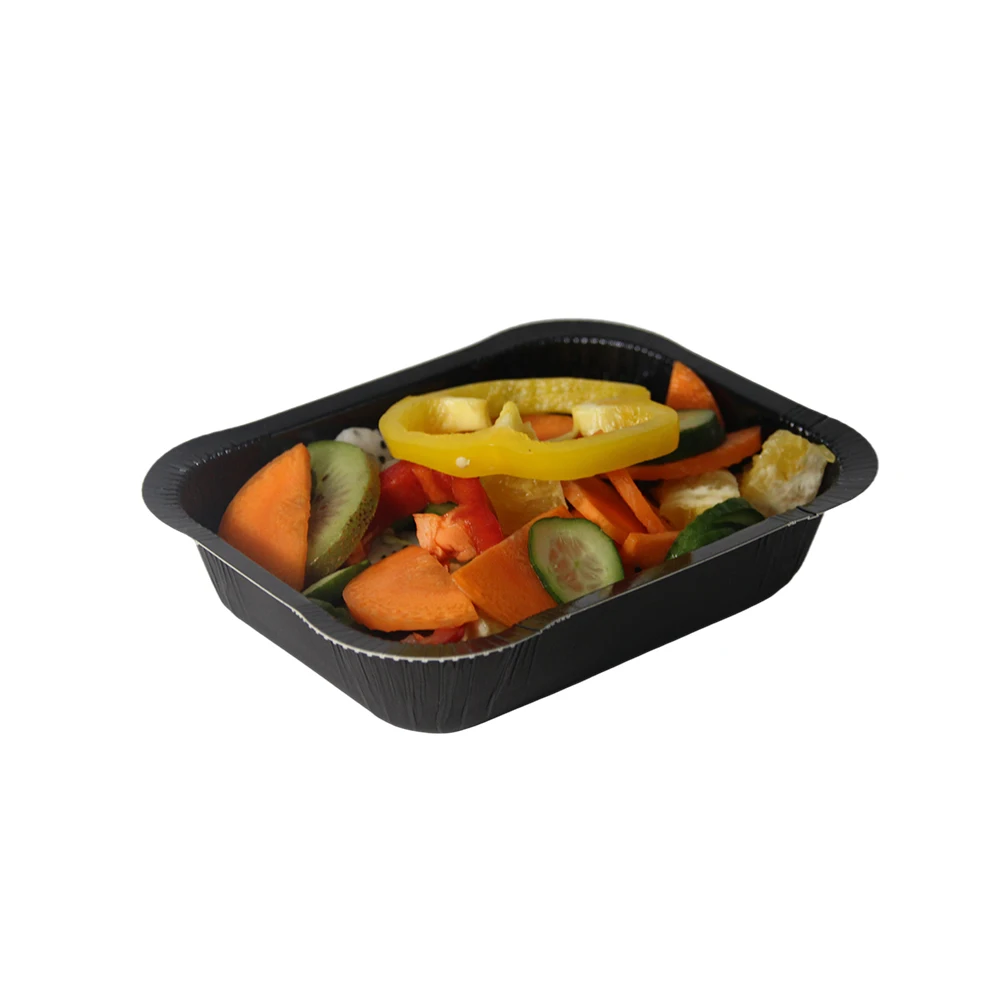 Disposal Custom Microwave Tray Food Container PET Paper