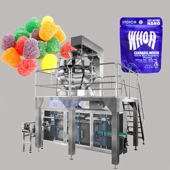 Fully Automatic Pouch Pellet Packing Machine New Gear-based Labeling Device for Hotel Industry Pre-made Bag Packaging