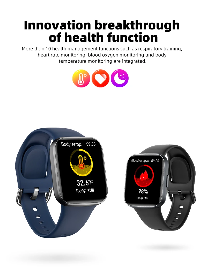 Chinese factory supplier supply Y83 Relojes Smart Watch 1.83inch Screen Heart Rate Body Temperature Bt Call Health Sports Smartwatch For Men Women 2025 - Buy Y83 Smart Watch sports Smartwatch women's Smartwatch smart Watch For Men