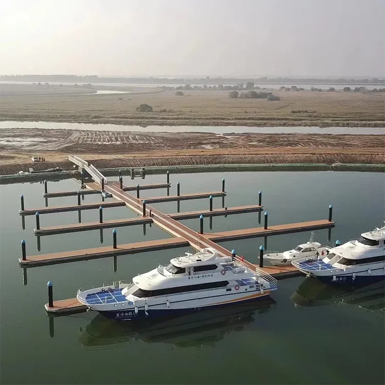 Strong Aluminum Frame Floating Platform Marine Waterfront Jetty Tourist Aluminum Dock Pier for Sale