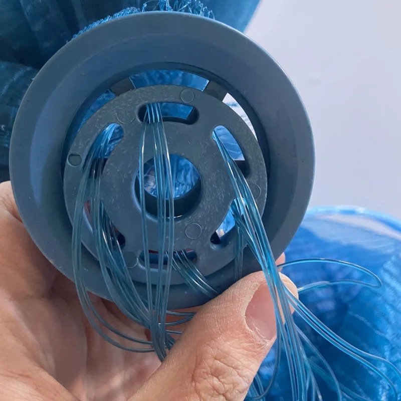 1/4 Inch Nylon Cast Net Fishing Cage Double and Single Knots Made of PA Monofilament 1/4 Inch Nylon Cast Net Fishing Cage Double and Single Knots Made of PA Monofilament
