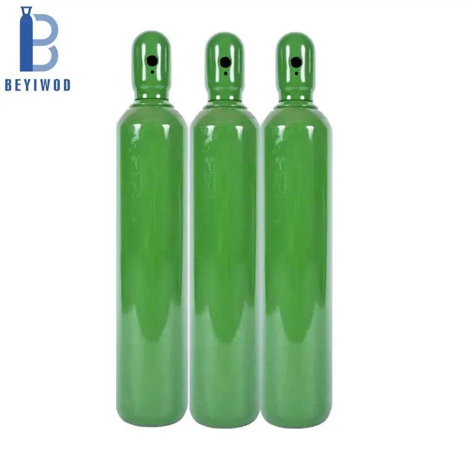 UNISO9809 DOT3AA 125CF 22.6L 156bar Seamless Steel Oxygen Gas Cylinder Tank for amerikansk marknad