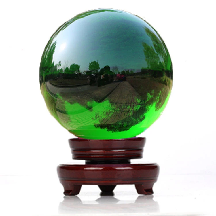 Colorful 40MM 60MM 80MM 100MM 200MM 300MM Pure K9 Crystal Glass Balls Seven Color Crystal Ball