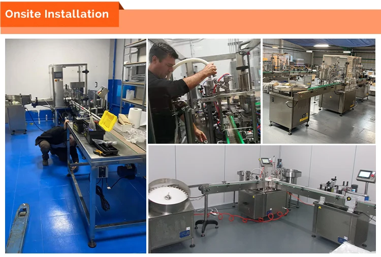 Fully Automatic Filling Capping Labeling Machine - 4 Nozzles