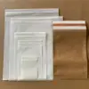 White non-porous self-adhesive bag