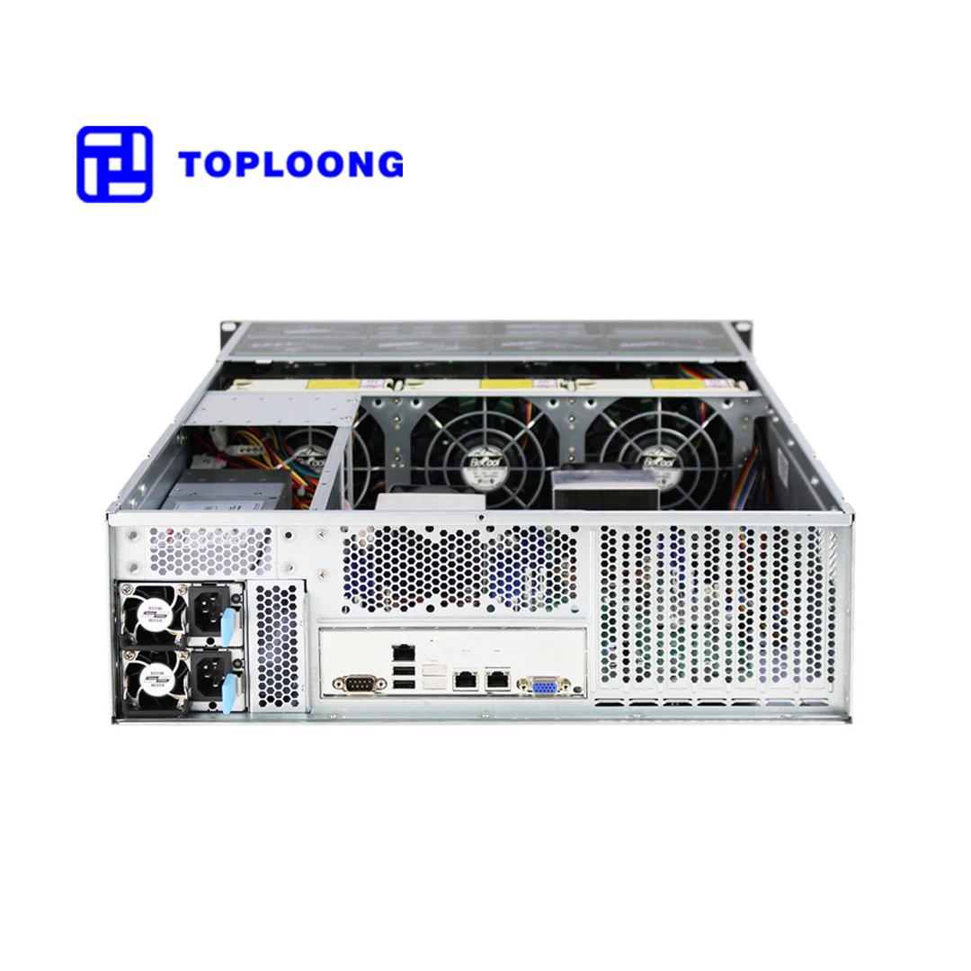 3u 16 Отсеков Горячая замена для хранения серверного шасси 650 мм Глубина стоечный компьютерный корпус промышленный ПК 12 ГБ/сек. расширитель объединительная панель