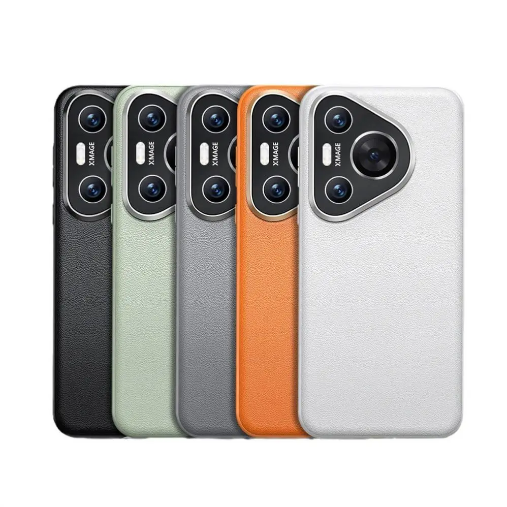 Pu Leather for Pura 70 Pro Ultra P60 50 Anti-Fall Shockproof Magnetic Design Simple Business Pure Color Sjk422 for