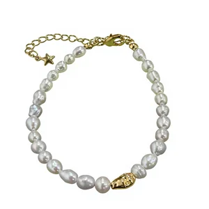 High Quality 14K Gold Filled Freshwater AAAA/AAAAA Grade Beaded Pearl Classic Bracelet for Women New Style Fashionable Permanent