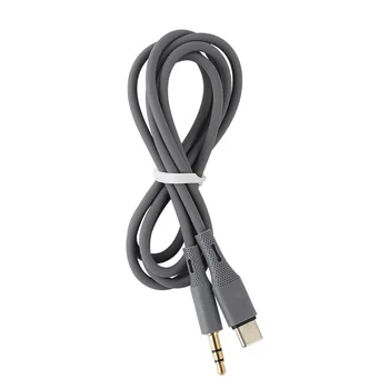 Digital 3FT Audio Type-c Vehicle-Mounted Adapter Cable ios to 3.5mm Audio Cable Flat Aux Audio Cable