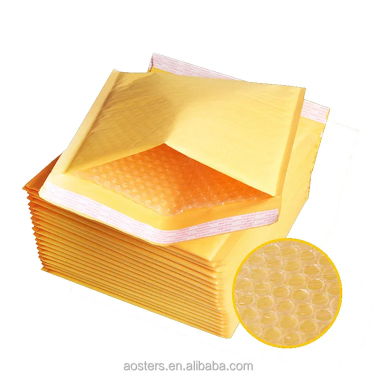 Custom Printed Express Plastic Shipping Bags Bubble Mailers Poly Bubble