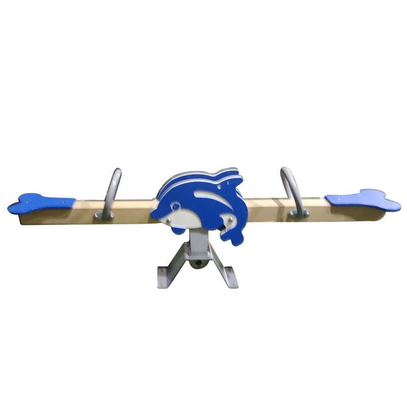 Outdoor Kids Playground Equipment 4 Seat Seesaw Fun Play Equipment