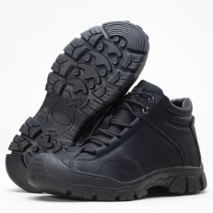 JIANKUN CE CERTIFICATE  S3 SR OEM Industrial Construction Genuine Leather Steel Toe Cap Work Boots