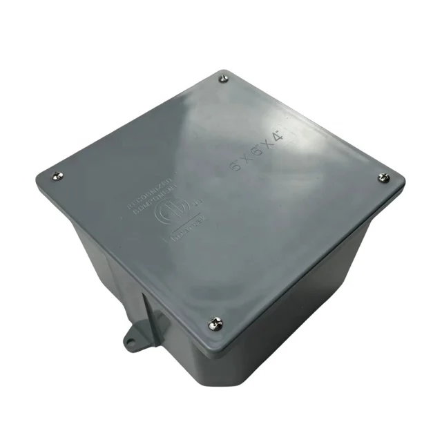 US Inventory - 6"x 6"x 4" - Weather & Dust Proof ABS Plastic Junction Conduit Box For Electrical Enclosure