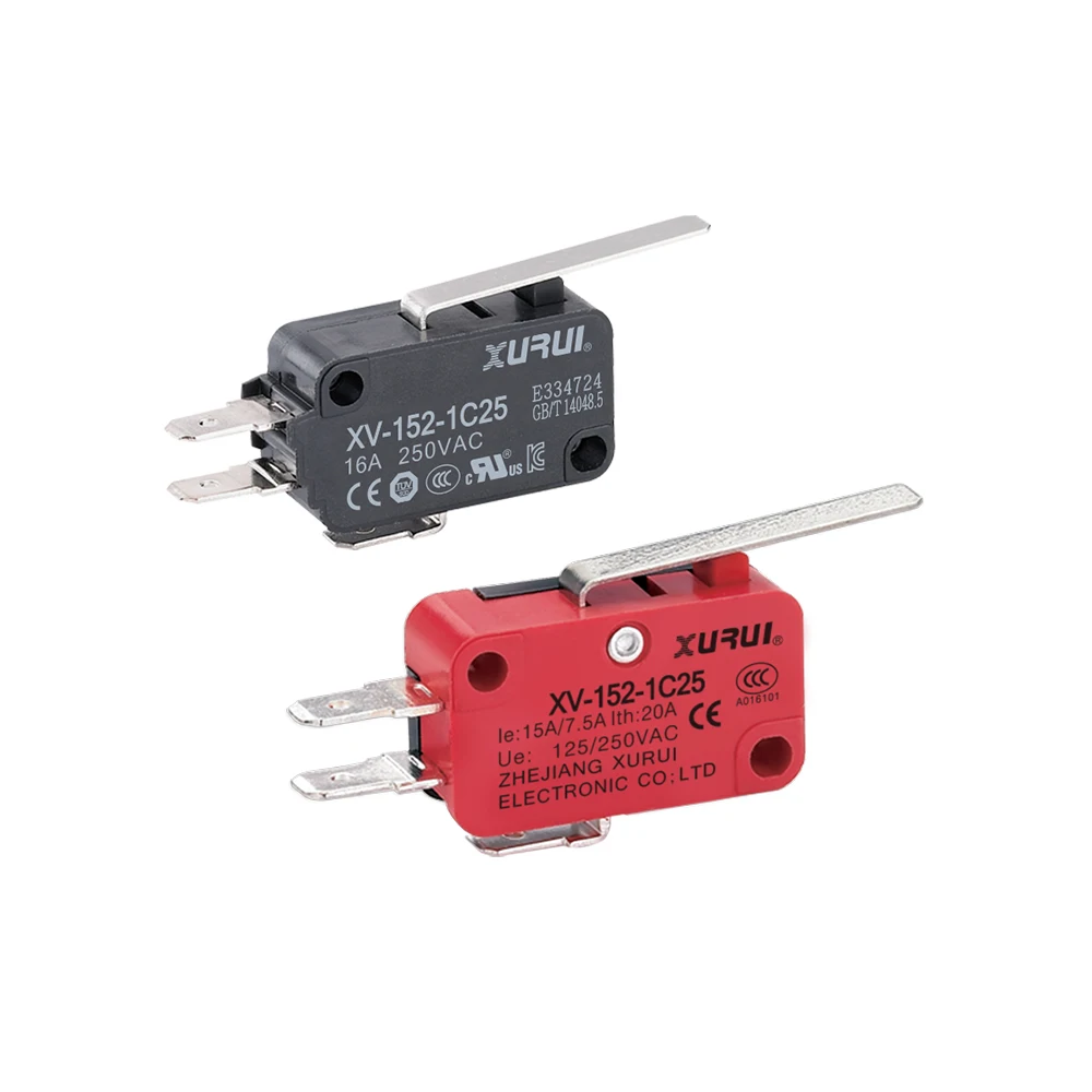 switch合計3台 Micro Switch with Lever (LXW-16-2-3) T105 - 16A UL & TUV Certified