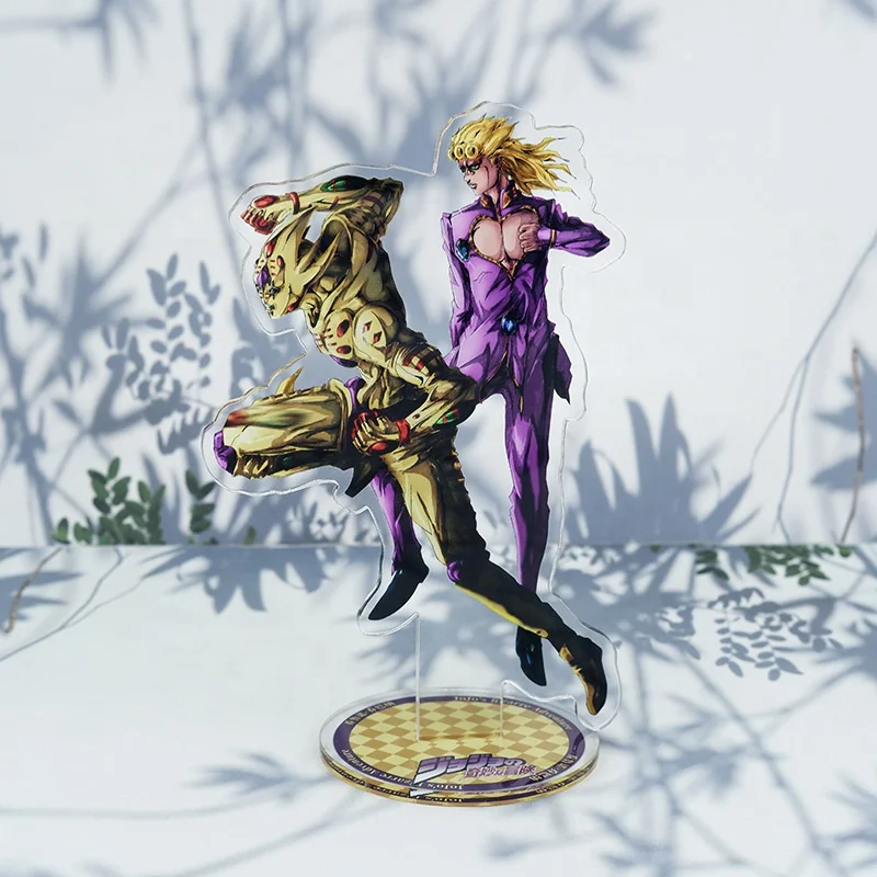 jojo　脚 6 Designs 15cm Jojo's Bizarre Adventure Transparent Standee Holders