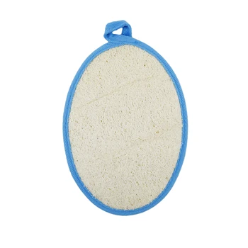 100% Natural Biodegradable Bath Exfoliating Scrub Cleansing Loofah Sponge Pads Natural Bath Shower Cleaning Pad