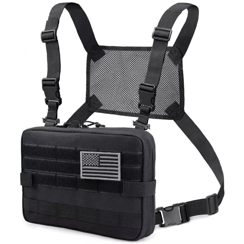 Tactical Chest Bag Multi Functional Custom Shoulder Waist Pack Tactical ...