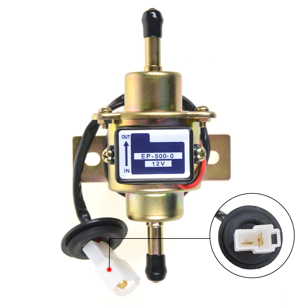 Pompe A Essence Universal 12V Low Pressure Fuel Pump – EP5000 For Gas/Diesel, Electric, With Bracket Fuel Pump 12v - Foto 6