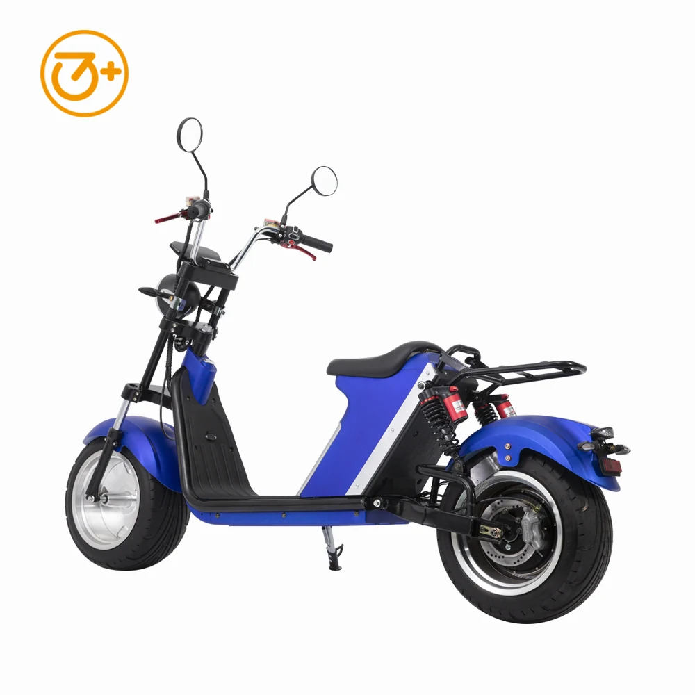 Citycoco 3000W Electric Scooter  Capacity 60-80KM Range Per Charge 12 Inch High Wheel Digital Display Disc Brake