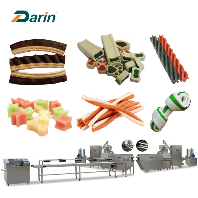 
 Линия для экструзии ПЭТ-закусок с одним винтом  