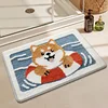 Sku-15- Shiba Inu jugando en el agua
