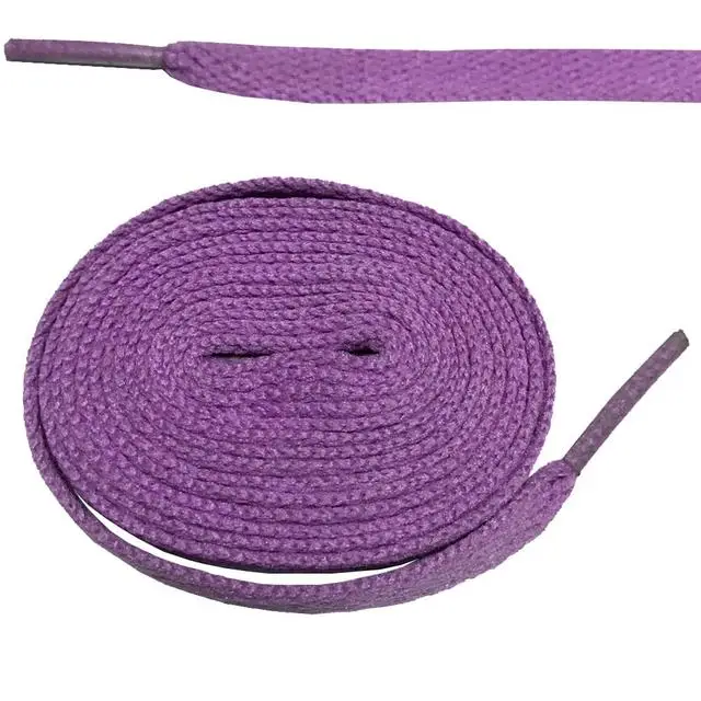 Cheap 8mm Wide Of Black White Flat Shoelace Kids Adult Shoe Laces For