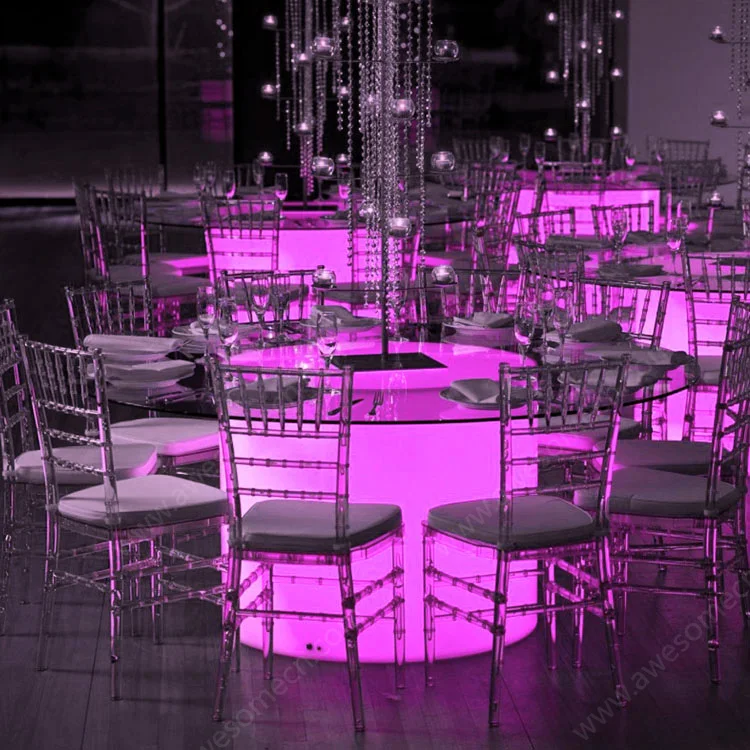 Light Up Event Tables And Chiavari Chairs For Party Rental Buy Tables