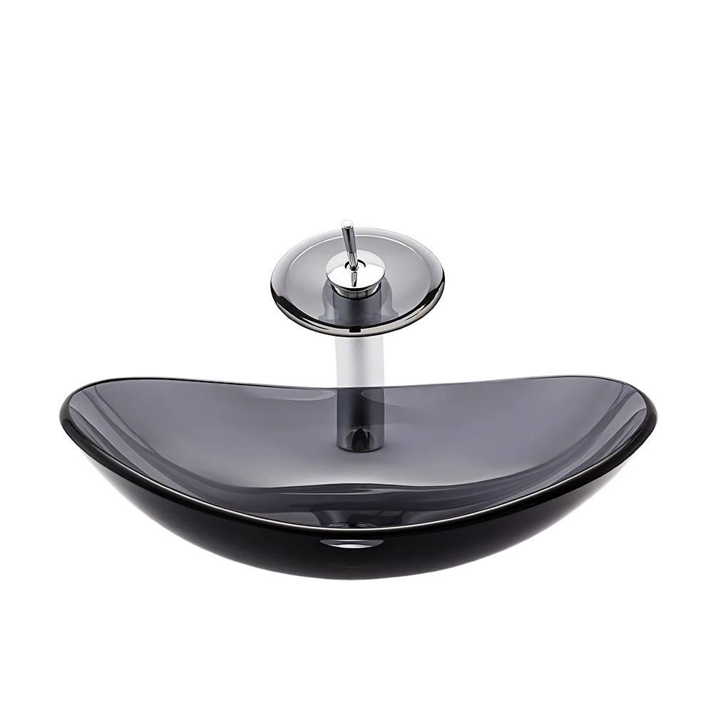 Transparent Grey Color Bathroom Tempered Glas Wash Basin Models Buy Wash Basin Models Tempered Glass Wash Basin Models Bathroom Tempered Glass Wash Basin Models Product On Alibaba Com