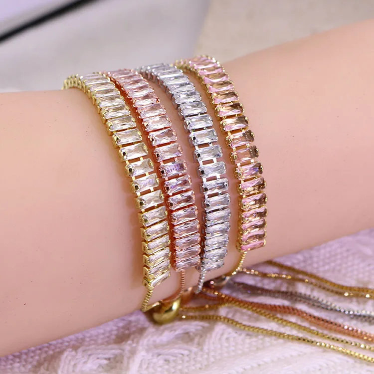 てるこ　ブレスレット2本他 ブラックジルコニア シルバー テニスブレスレット 18cm 19cm