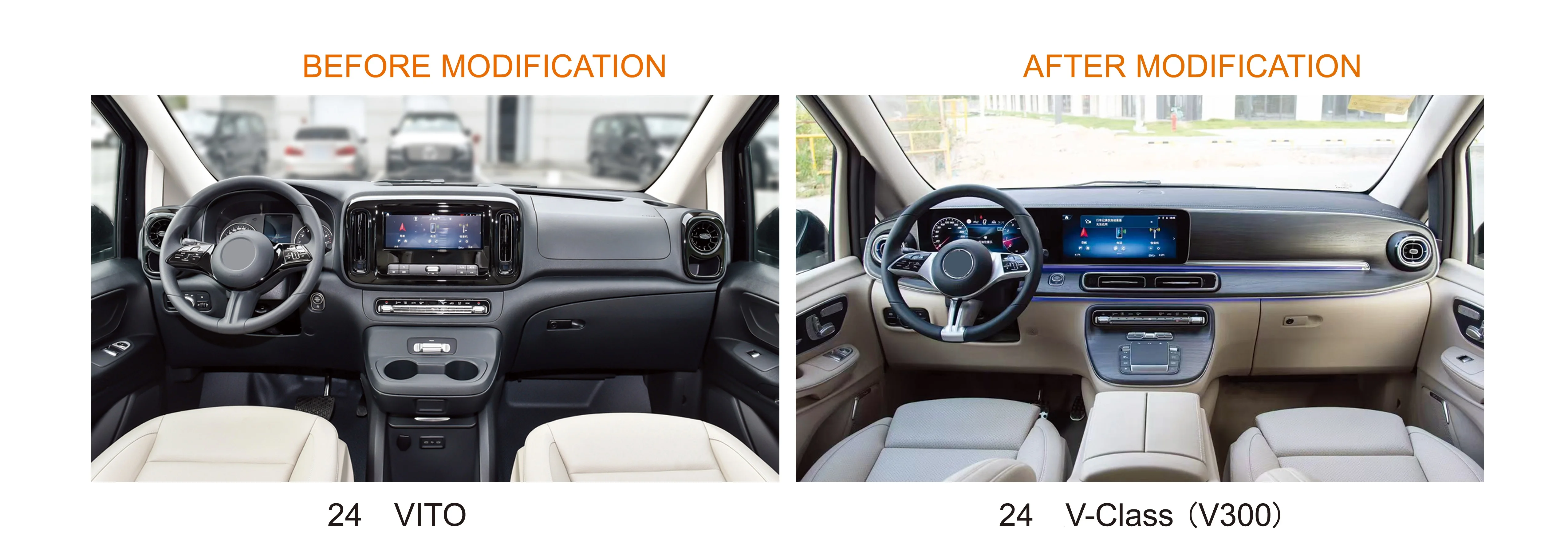 TDCMY Multi-Information Display New Dashboard Controls for Mercedes Benz V Class Interior Accessories Automobile Body Parts factory